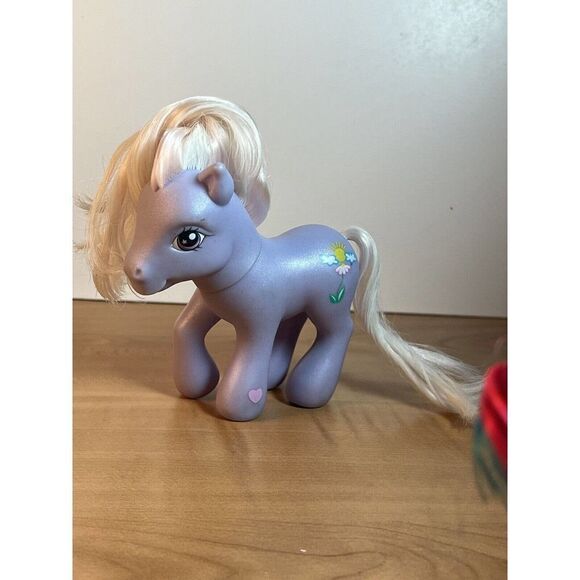 Yesterdaisy My Little Pony MLP G3 2002 Purple Flower - Picture 2 of 7
